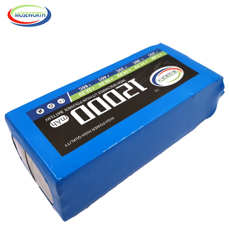 China Customized 22.2V 12000mAh 40C 6S1P RC Lipo Battery Packs for For Agricultural Uav