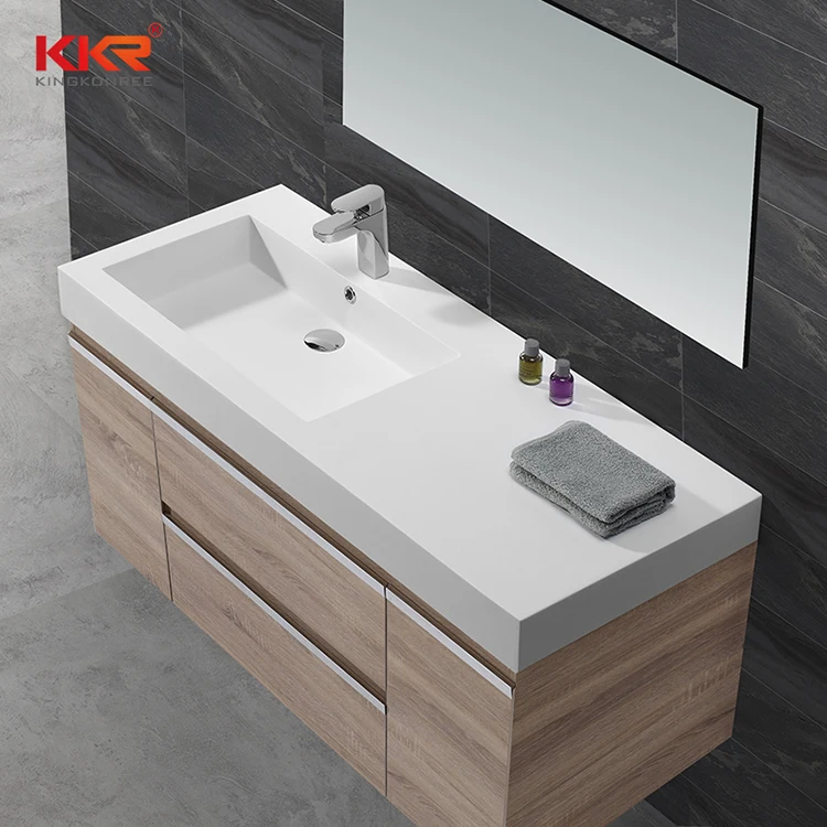 
Matte stone black bathroom countertop sink/matt black colour artificial stone wash hand basin 