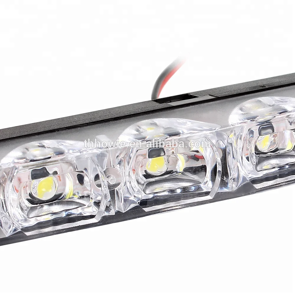 Universal Auto Fog Light 5050 Chip 6 SMD DRL Car Driving Lamp 12 volt automotive led lights accessories Daytime Running Lamp