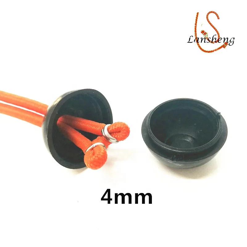 4mm 5mm High Quality Multi-purpose Colorful Round Ball Elastic Bungee Cord