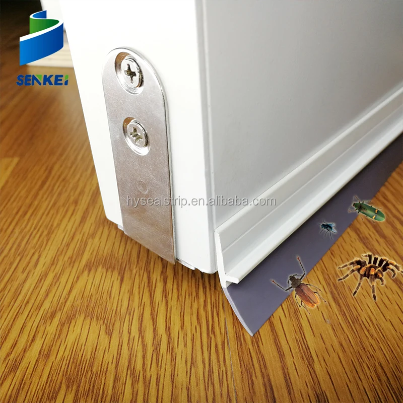 wooden door bottom sweep brush door seals double doors
