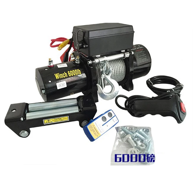 6000 lb 12v electric winch electric capstan winches