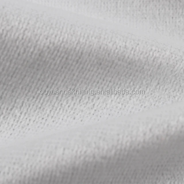 Fabric Knitted Super Soft Polyester PFP 0.5mm-1.0mm Pile White Velvet Fabric For Sublimation/Paper Printing