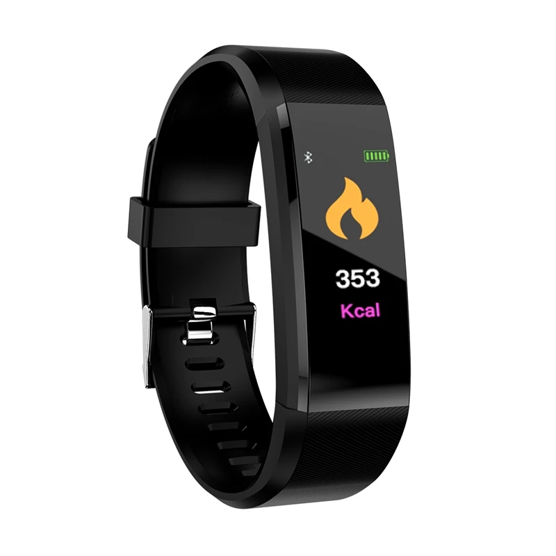 Best sell like hot cakes Smart bracelet 115plus hr wrist band ladies men watch activity fitness tracker