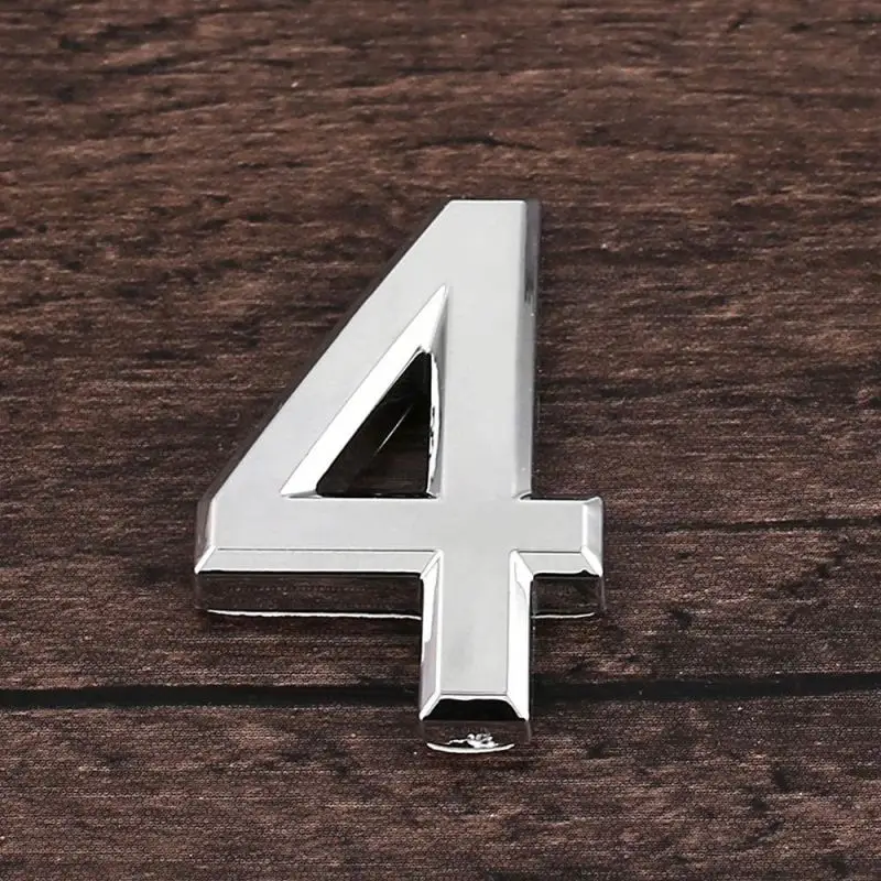 
Wholesale Plastic House number Door Address 3D Digits Numeral Plate Plaque Sign With Self-adhesiv for gate room 