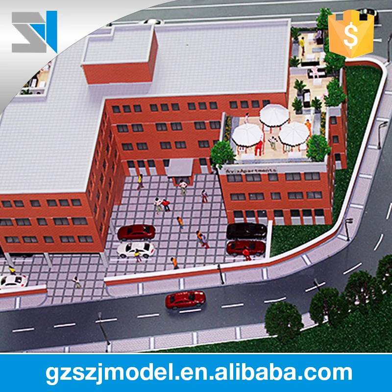 Сложные квартиры здание модели архитектуры