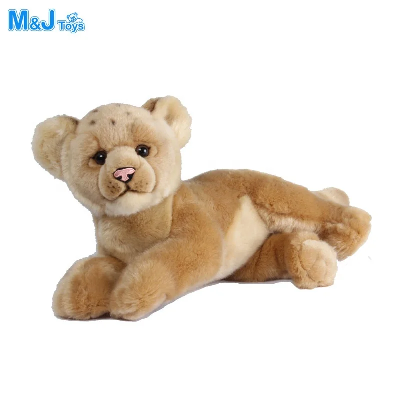 Softness Comfort Plush Simulation Africa Lion Stuffed Wild Animal Lioness Baby Toys