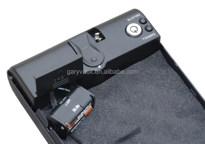 Wholesale- MS100 Micro Gary Vault Biometrics Fingerprint portable gun gun safe