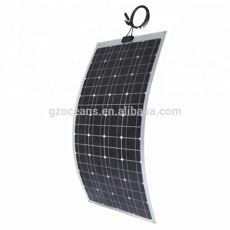 Factory directly sell semi flexible solar panel amorphous silicon solar pv module for outdoor