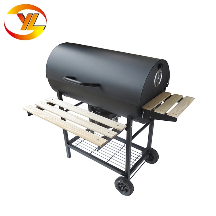 Factory manufacturer Large patio range cylinder barrel charcoal big BBQ grill