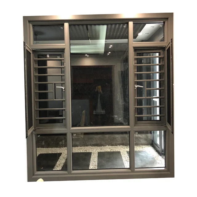 American standard size window glass wholesale new house window 12mm window grill design for safety