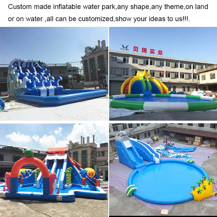 Оборудование для парка джунглей, надувной аквапарк для завода во дворе