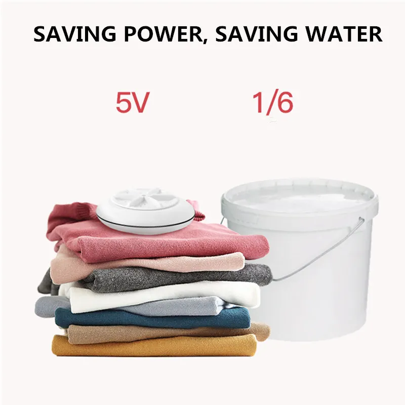 New hot selling product ultrasonic turbine cleaning machine mini clothes lazy portable washing machine