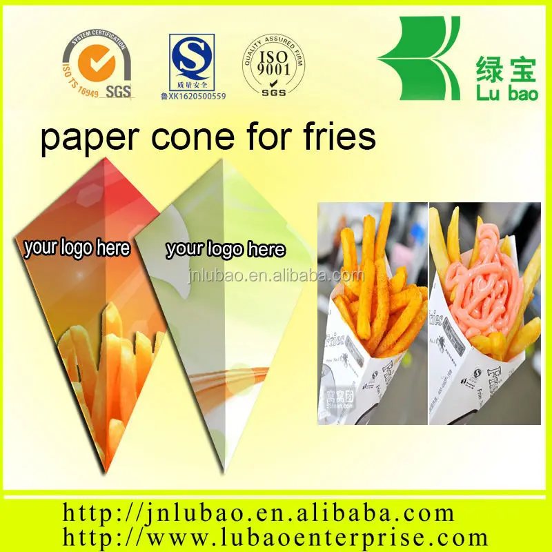 paper cone for chips package