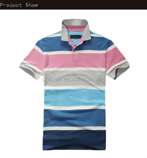 Мужская пряжа штампованная рубашка поло от китайского поставщика