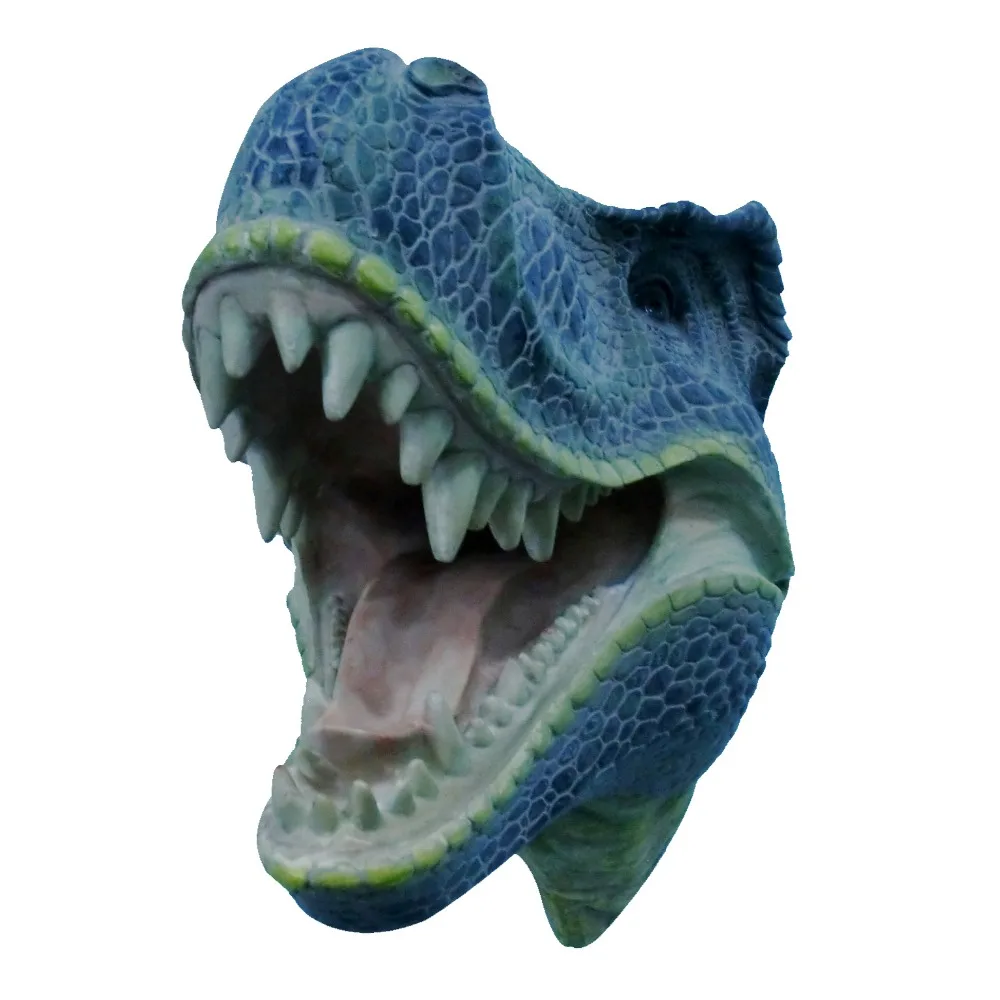 
dinosaur design wall mounted resin animal head sculpture 