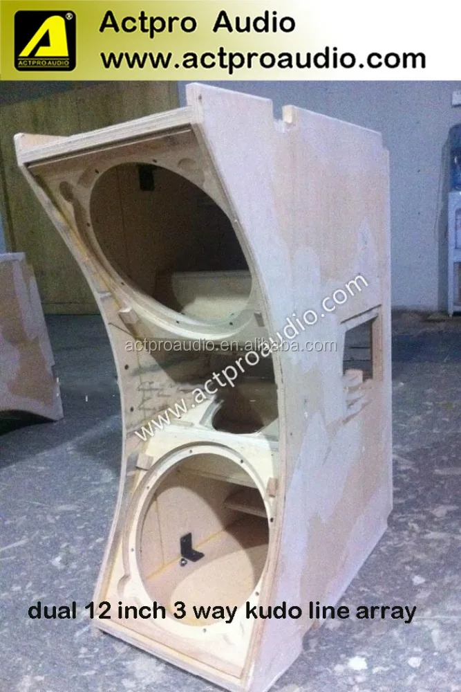 Kudo Dual 12 Inch Line Array Speaker Three Way Line Array System PRO Audio Loudspeaker