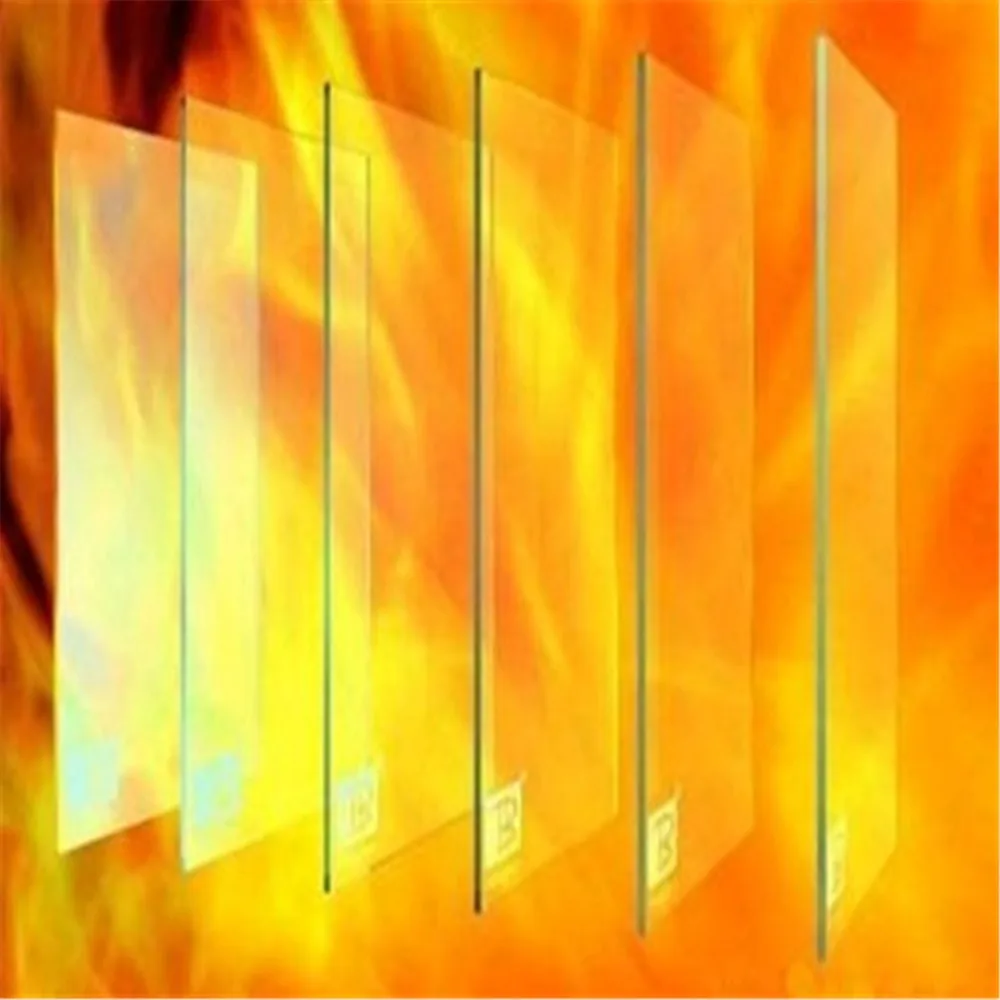High quality Fire Resistant Rated Glass Tempered Anti Fire Protection Glass for Building