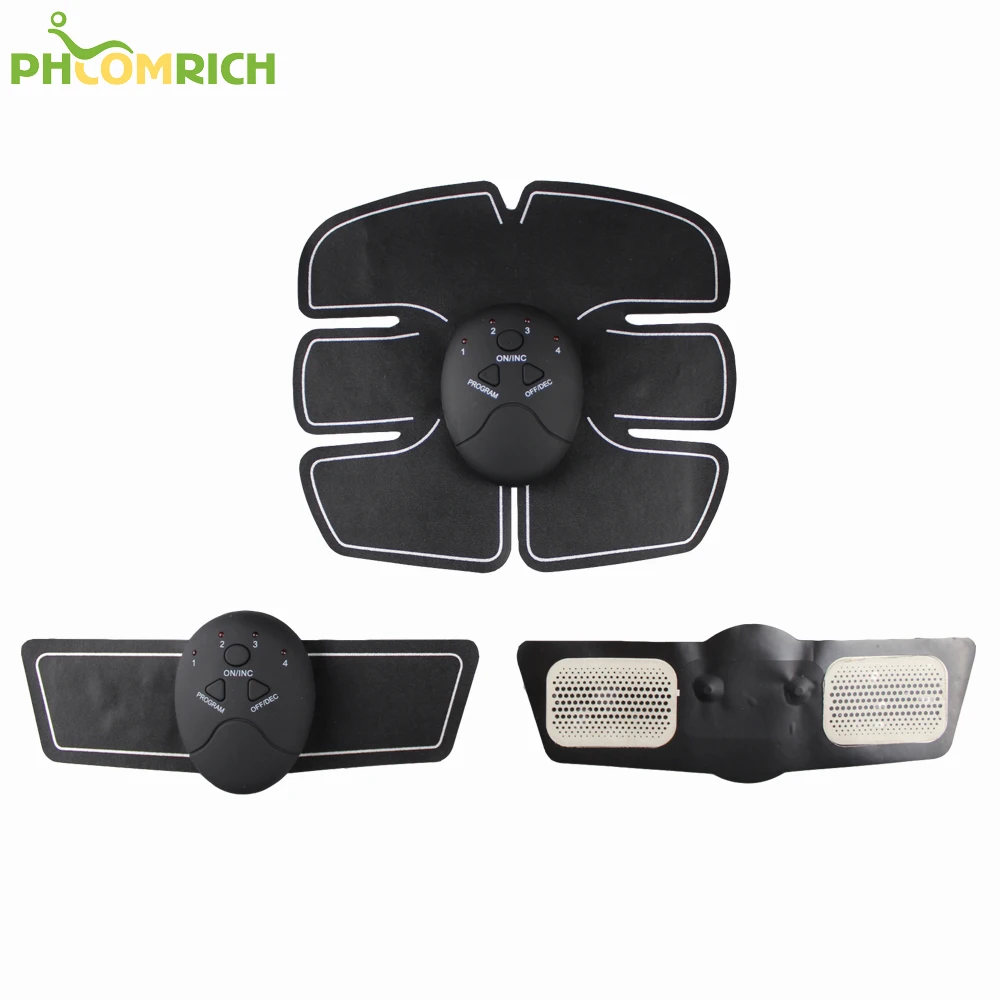 Muscle Toner ABS Stimulator Portable Abdominal Muscle Trainer with Rhythm and Soft Impulse