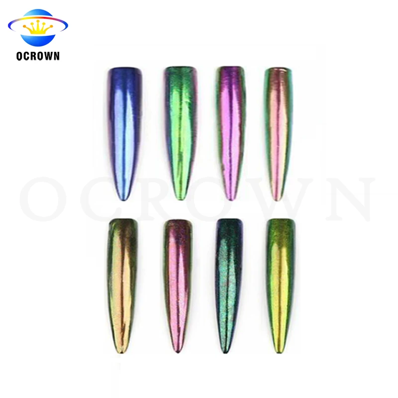 Neon Aurora Pigment Nail Polish Pigment Powder Chameleon Car Paint Pigment