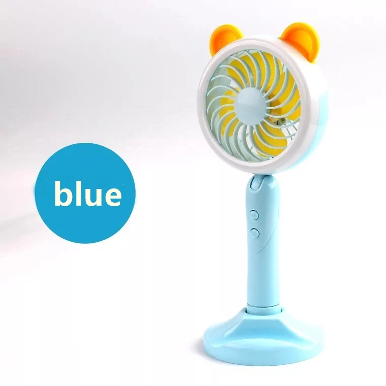 USB зарядка ручной общежитии Настольный держатель мобильного телефона с заполняющим светом студентеский портативный мини-вентилятор