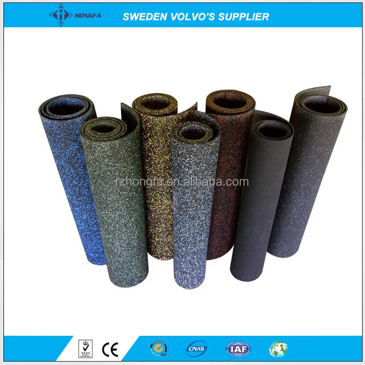 CE Certification Fitness 6mm Rubber Flooring Roll