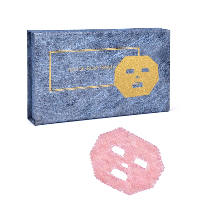 2020 new trending fashion rose quartz jade face mask, 100% natural stone made mask