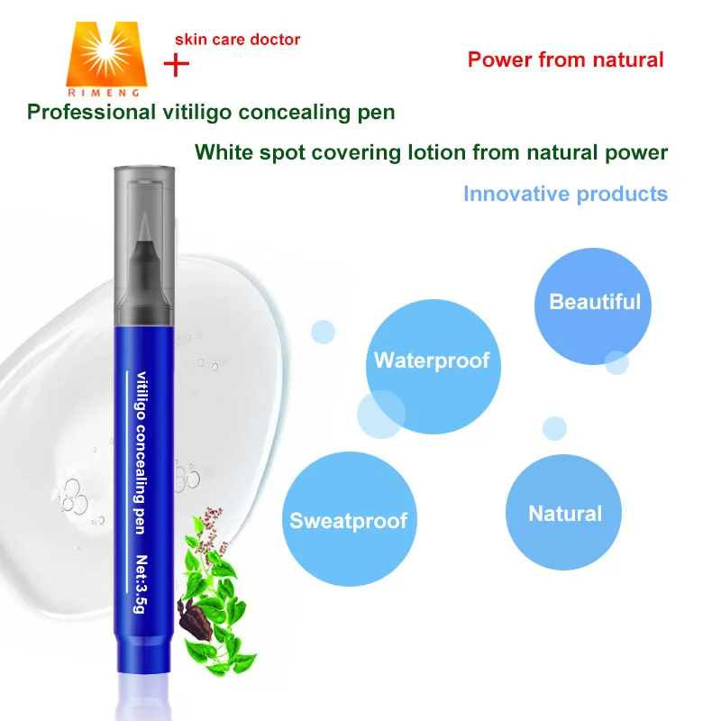 
customizing with private label professional natural plant waterproof vitiligo concealing pen &nbsp;