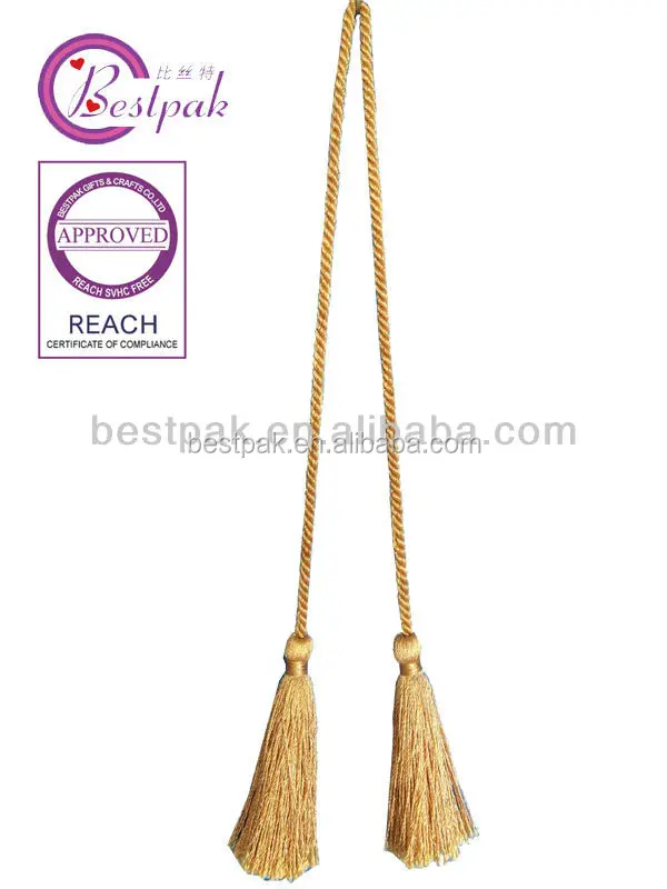 pretty beaded curtain tassel