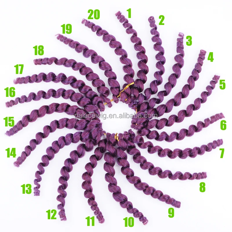 Palace factory wholesale Jumpy Wand Curl Twist Janet Crochet Hair Marley Twist Bounce Braid Hair Extension