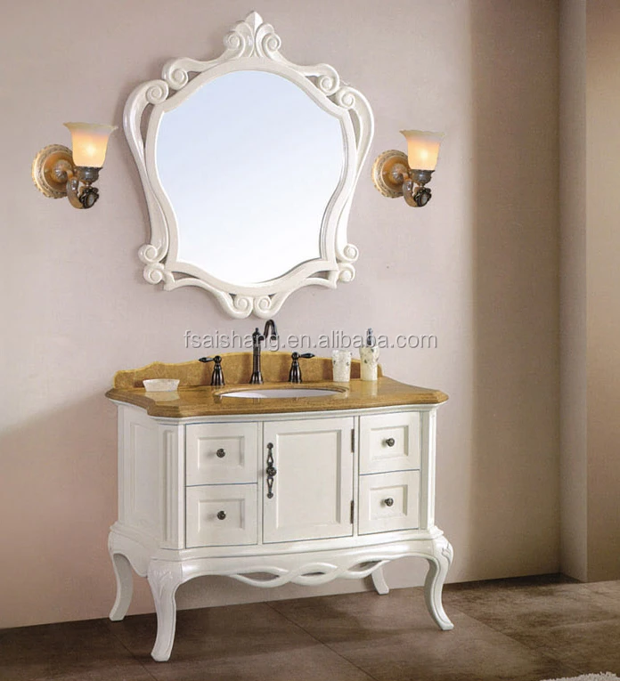 AS-21051 Solid Wood Bamboo Bathroom Vanity Cabinets Freestanding Vanity Cabinet
