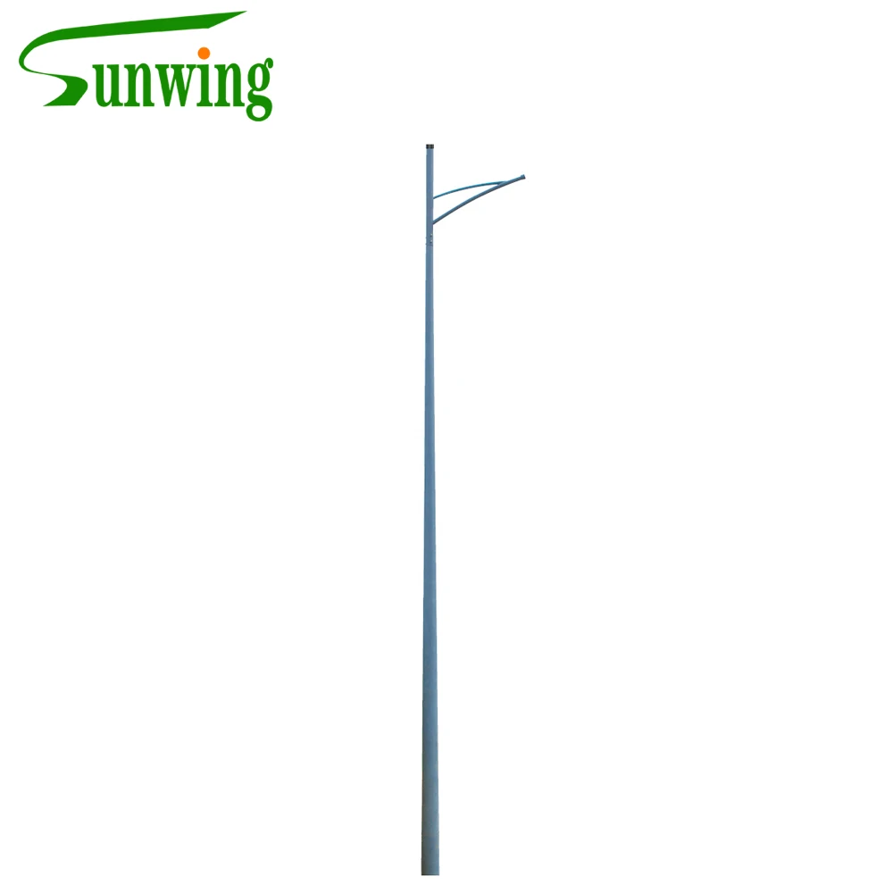 Hot selling Chinese factory price 6m double arm outdoor street light pole