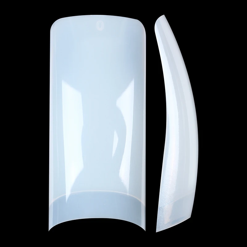 Красивые Заводские накладные ногти Натурального Цвета квадратной формы 500 шт.