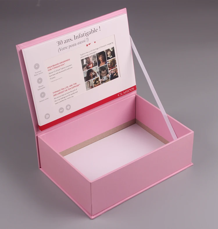 ETG 5 Inch HD Video Message Card,Product Presentation Case Box With Lcd Screen