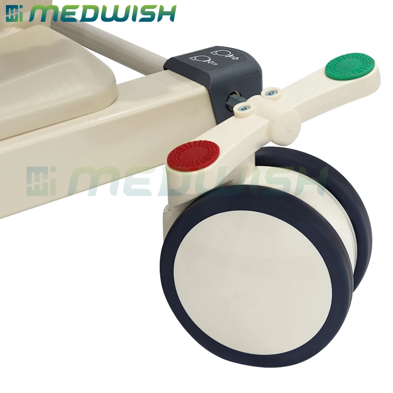 Luxurious hydraulic adjustable abs handrails operating room transfer bed hospital emergency transport patient stretcher price