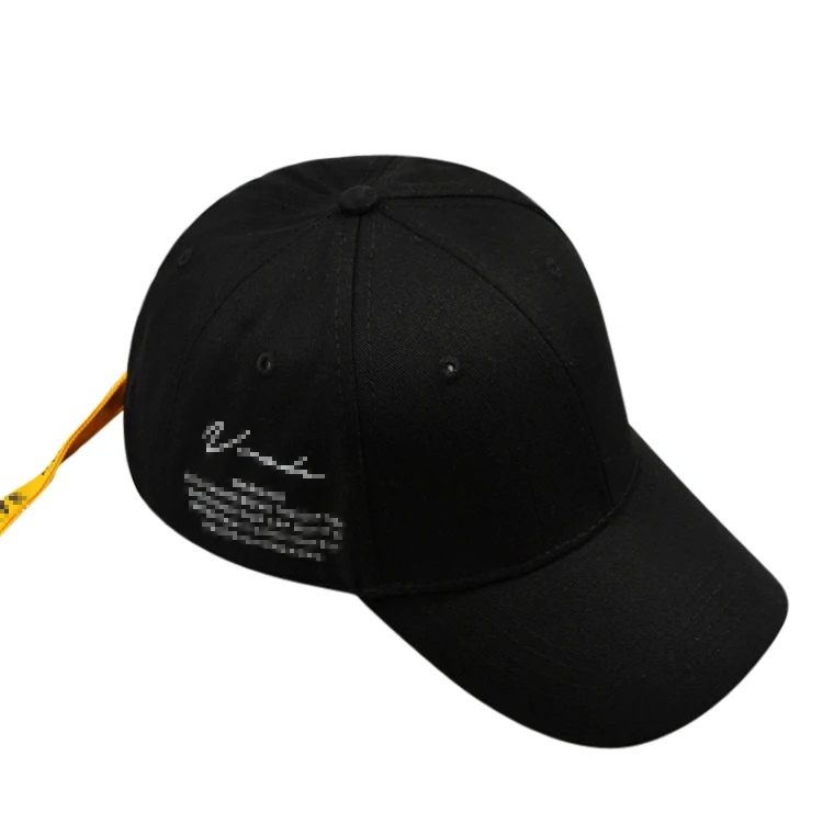 wholesale screen printing polo cap Korea long tail baseball cap for boys girls