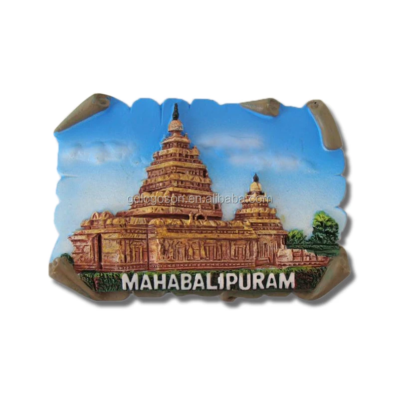 Photo Frame Like Tourism Gift Resin Fridge Magnet Mahabalipuram City Fridge Magnet World City Fridge Magnets