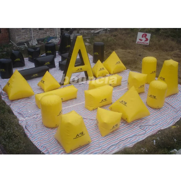 
26pcs Cheap Inflatable Paintball Bunkers For Commercial Use 