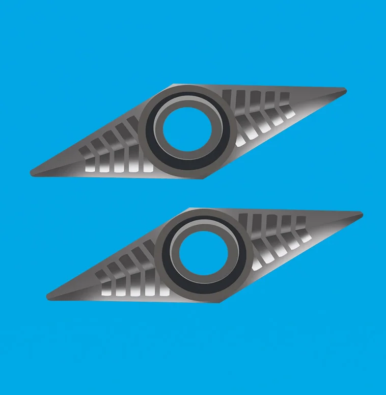 VCGT160404 Seal Ring Outer Round diamond Blade carbide cutting tools CNC lathe cutter