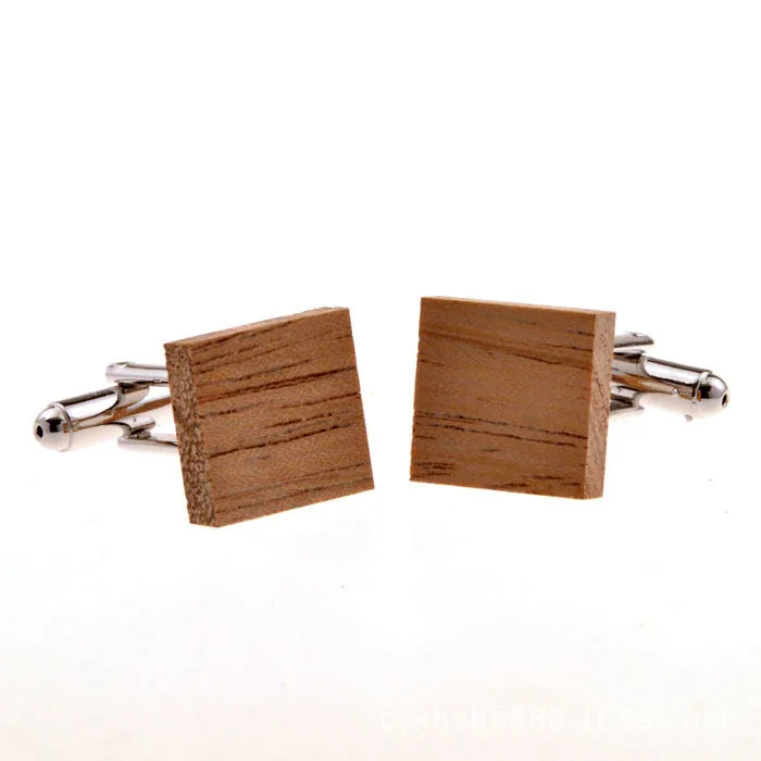 High quality novelty personalized custom wooden cufflinks for men