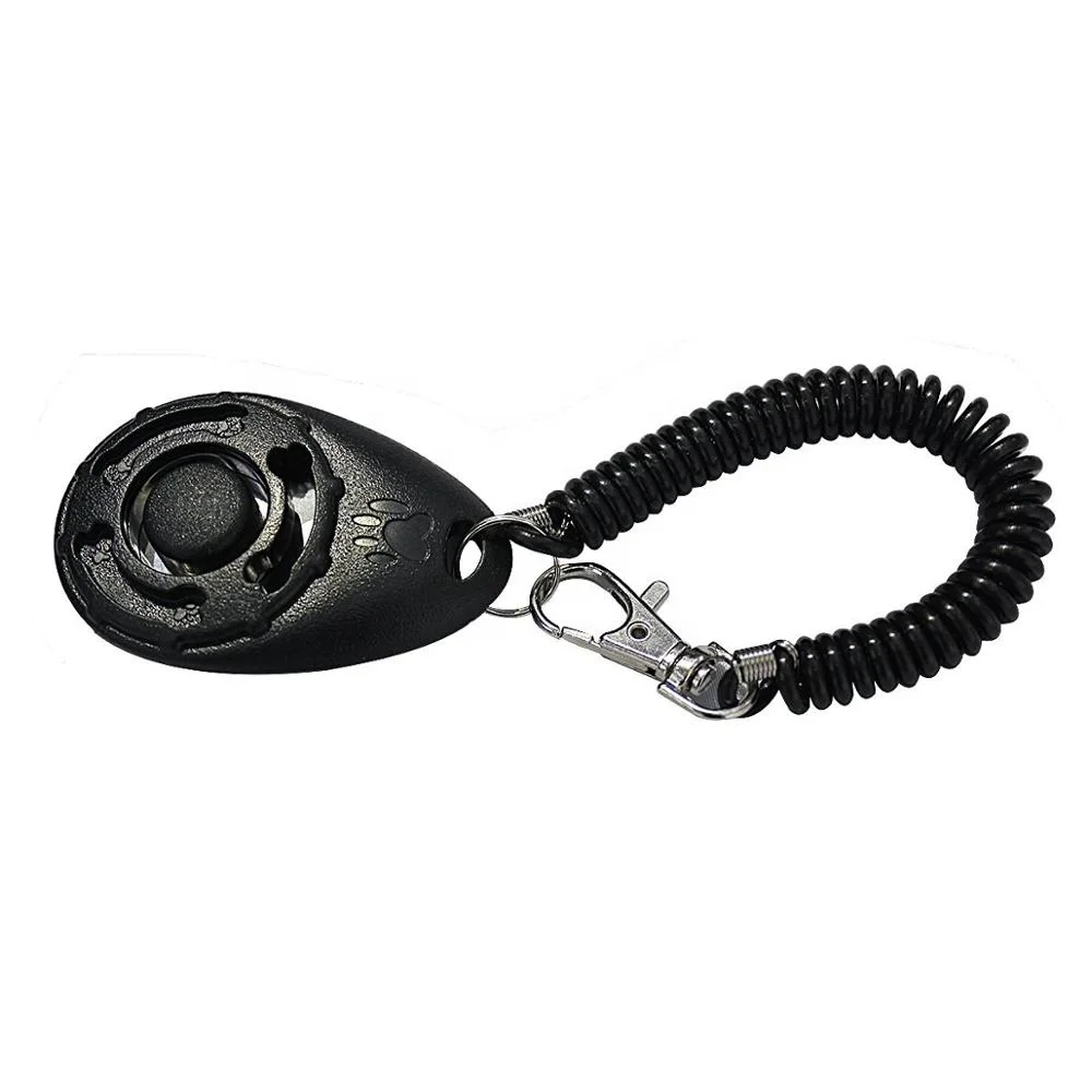 Высококачественный кликер для дрессировки собак с ремешком на запястье