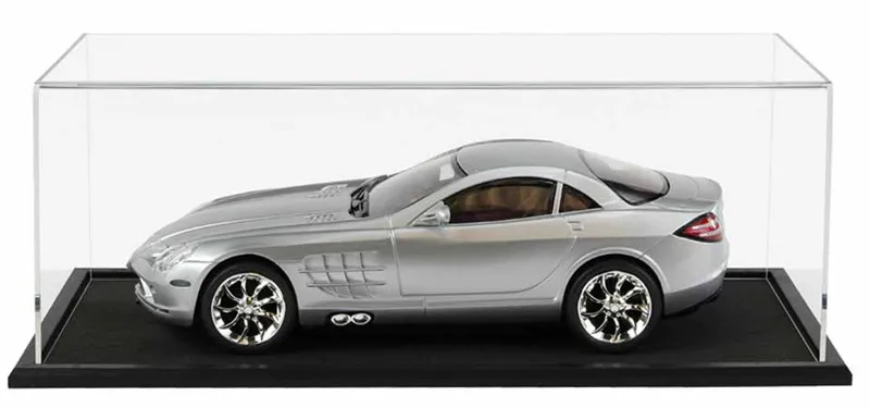 Custom Clear Plastic Diecast Car Display Showcase Cabinet For Collectors,1:18 Scale Acrylic Model Car Display Case Wholesale