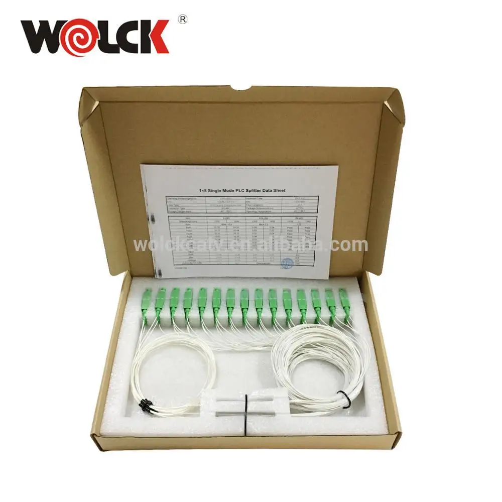 Low Price Optical Distribution Box Plc Splitter Optic Fiber 1x32 Rack Mount Supplier