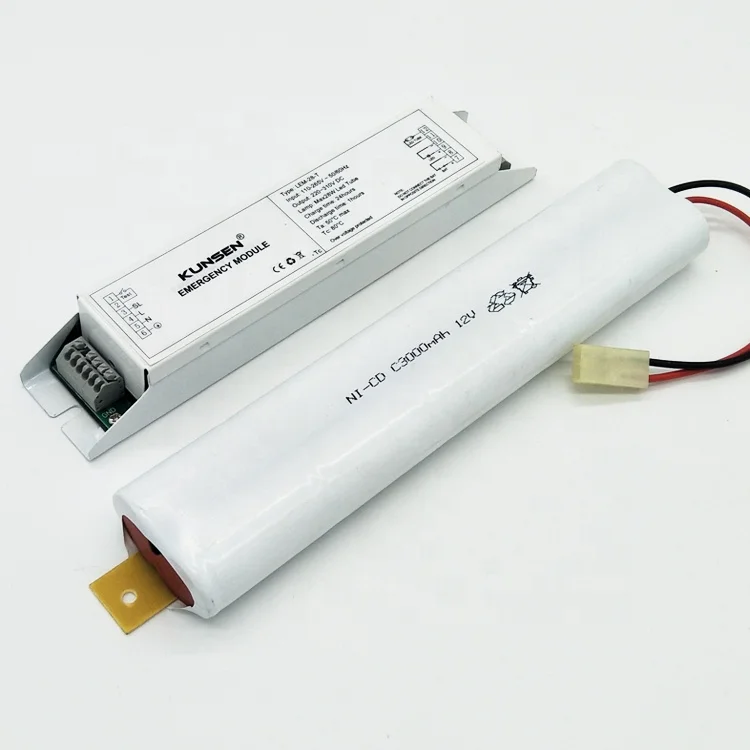 LED emergency battery backup ballast