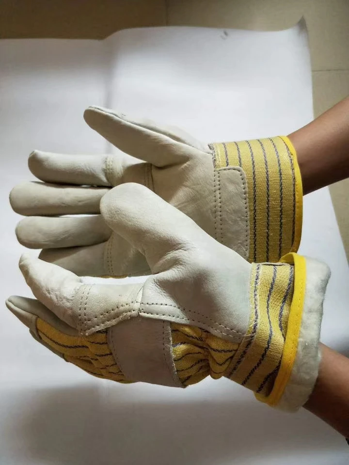 Safety Products Leather Industrial Work & Labor Gloves