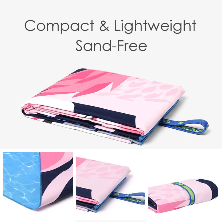 Custom Soft Oversized Extra Large Trippy Sublimation Colorful Sublimated Print Microfibre Beach Towel