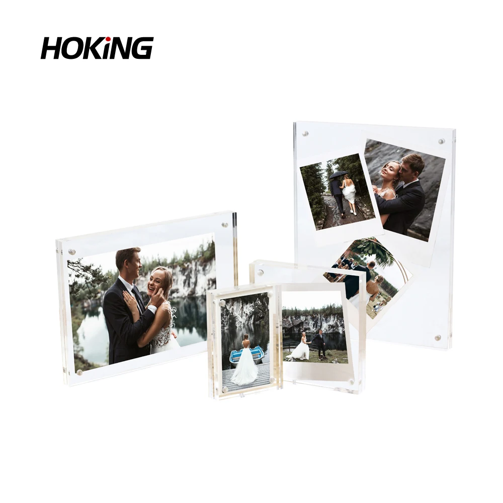 Акриловая магнитная рамка 3x2 7x5 8x6 держатель для фотографий с