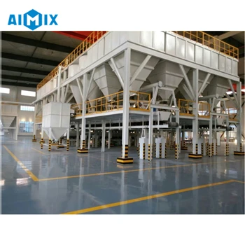 
China supplier automatic dry mix batch production line mortar plant for sale 