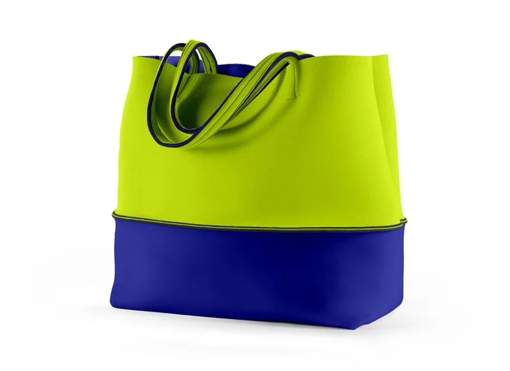 2022 new fashion neoprene best beach bag with inner pouch
