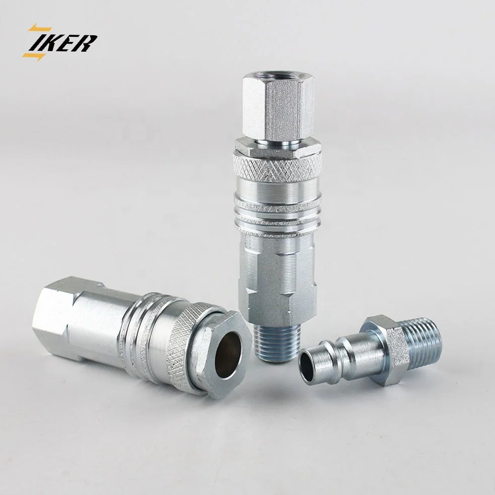 European Standard Steel Air Cylinder Pneumatic Quick release Coupler